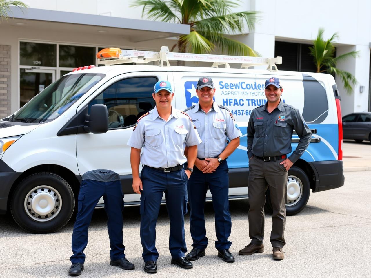 Mcloud Air Conditioning technician team